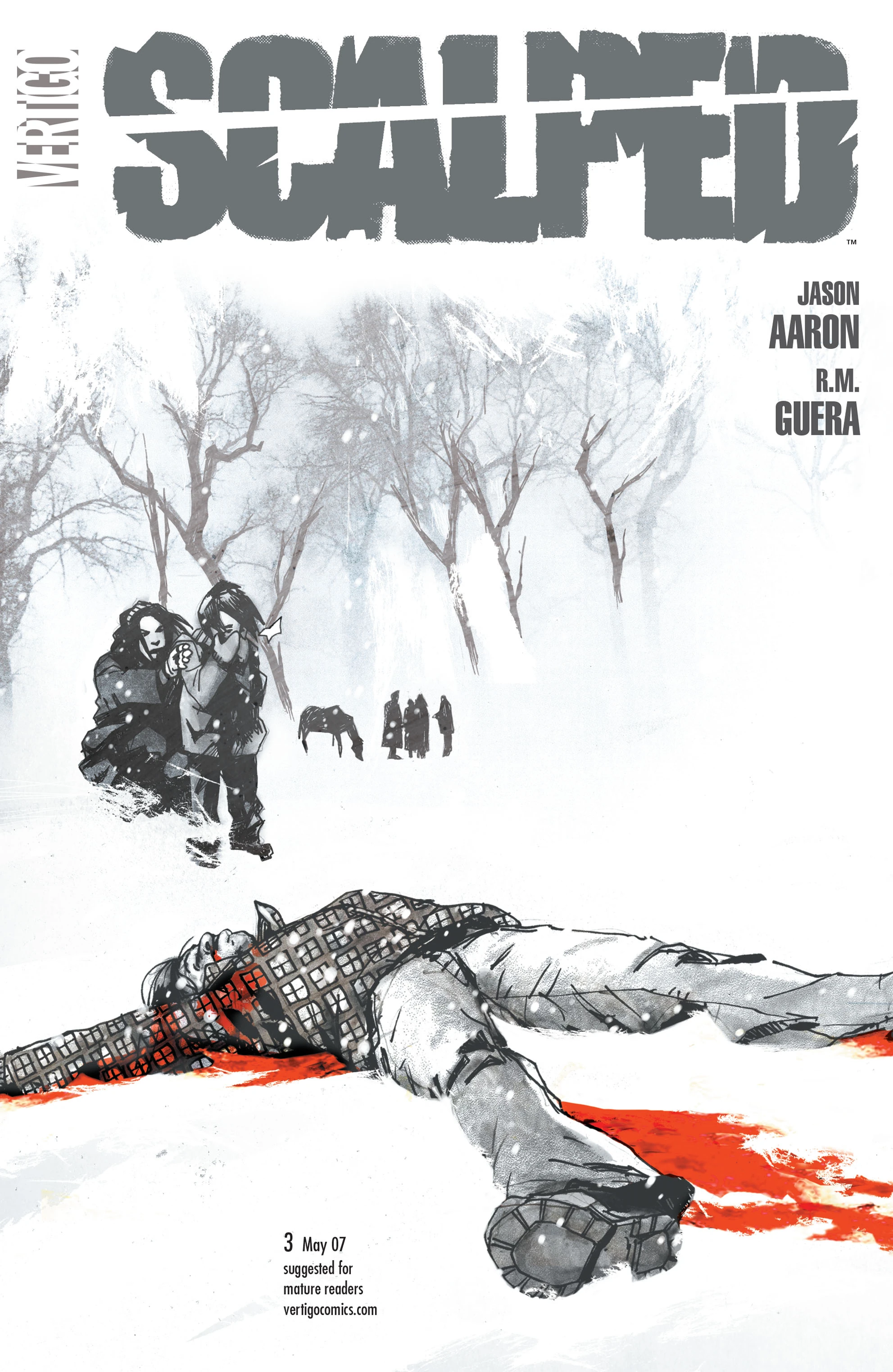 Scalped #3 (DC, 2007 — Cover A) cover